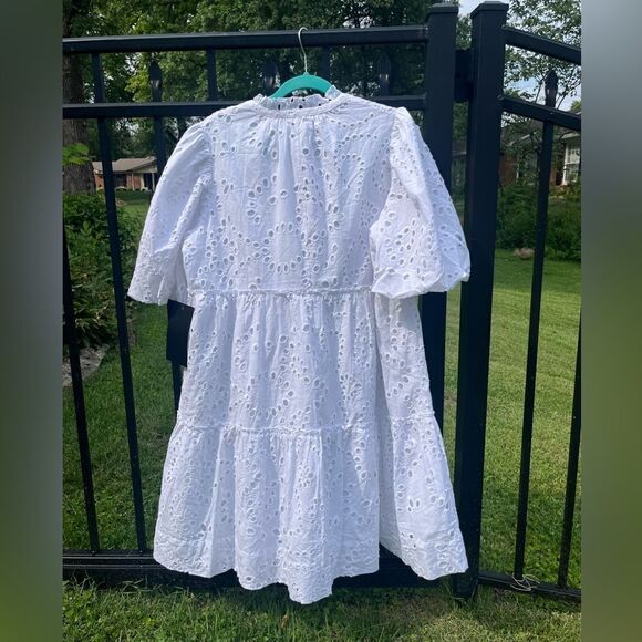 Tuckernuck x Cameran Wimberley Eyelet Palmer Cotton Dress NWT - Picture 9 of 9